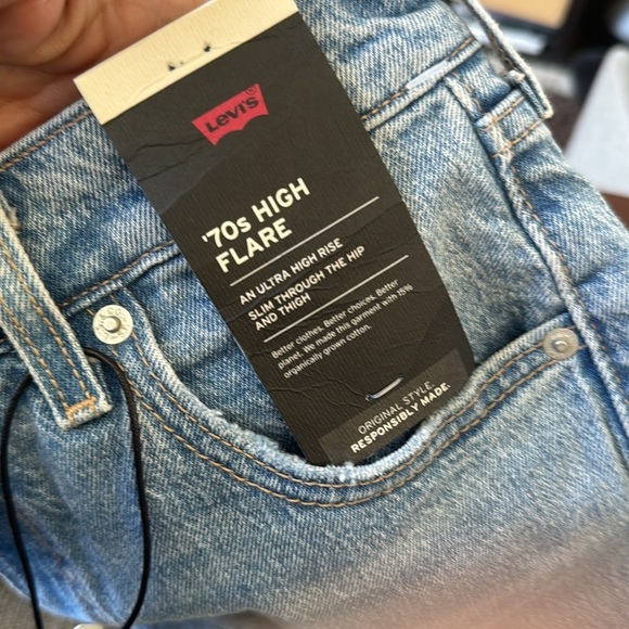 Levi’s 70's High Flare Women's Jeans 26 x 32 NWT - Picture 11 of 13